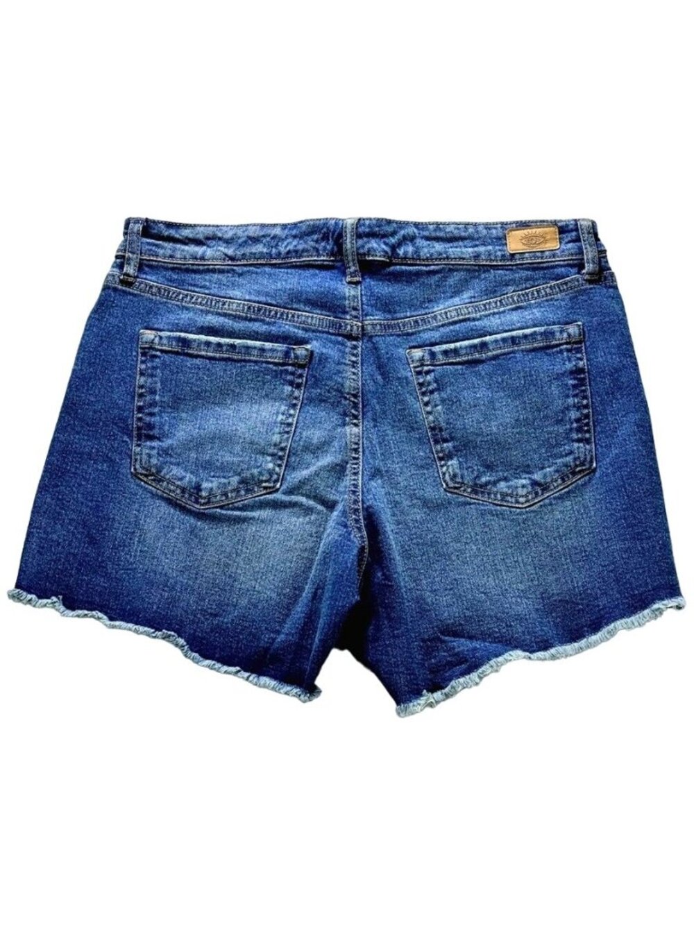Sofia Jeans by Sofia Vergara Lila Easy Short High Low Hem Medium Wash Denim - Picture 4 of 6